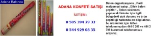 Adana konfeti satışı iletişim ; 0 544 929 08 35