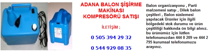 Adana balon şişirme kompresörü satışı