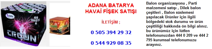 Adana batarya havai fişek satışı