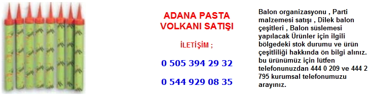 Adana pasta volkanı satışı