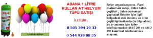 Adana 1 litre kullan at helyum tüpü satışı