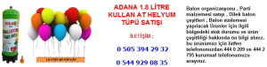 Adana 1.8 litre kullan at helyum tüpü satışı