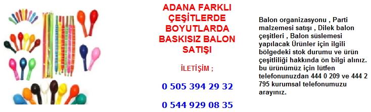 Adana balon satışı