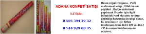 Adana konfeti satışı