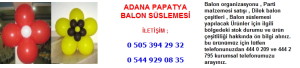 Adana papatya balon süslemesi