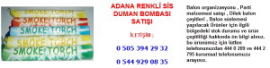 Adana renkli sis duman bombası satışı